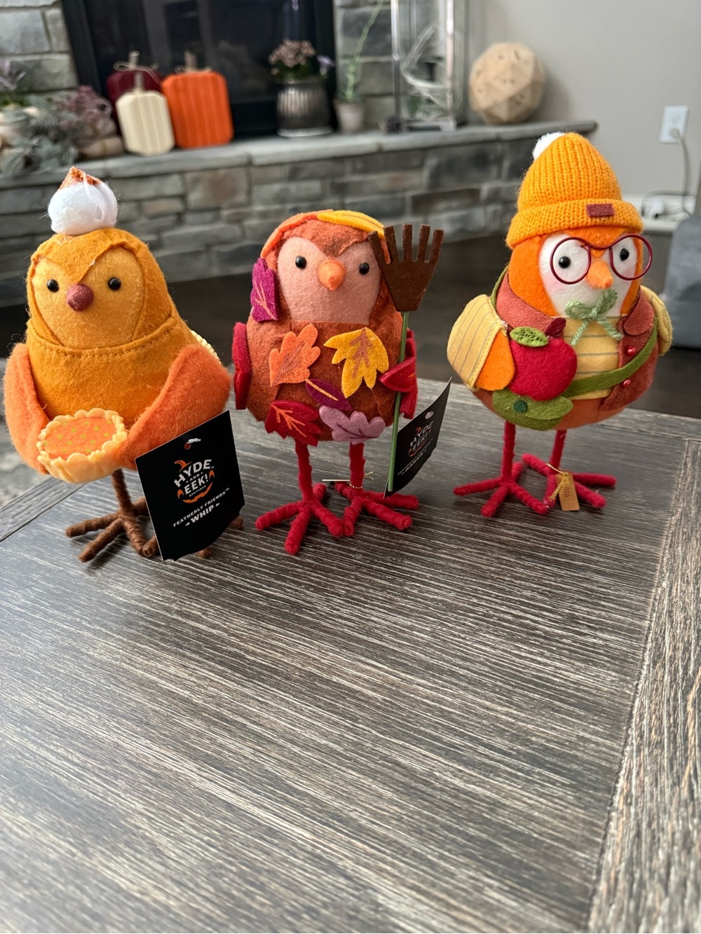 Brand new Featherly Friends set of 3 Birds